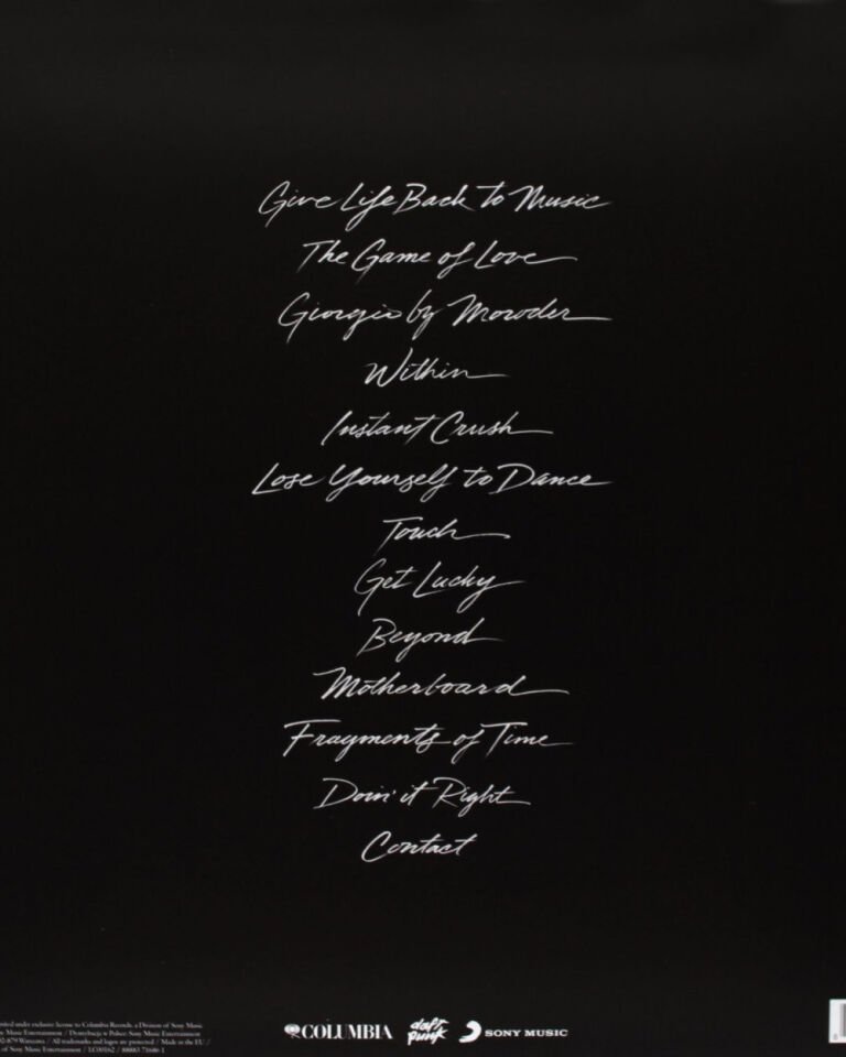 Daft Punk – Random Access Memories (2LP) Plak