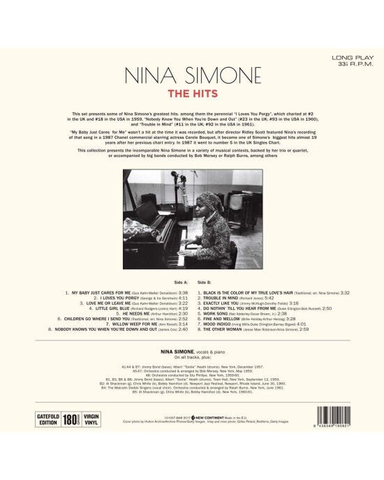 Nina Simone – The Hits (LP) Plak (Sıfır - Kapalı Ambalaj)