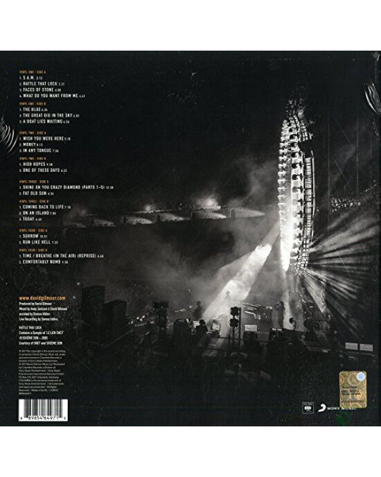 David Gilmour – Live At Pompeii (2LP) Plak (Sıfır - Kapalı Ambalaj)