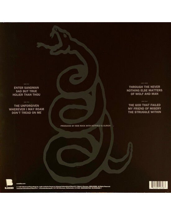 Metallica – Metallica (Black Album) Plak