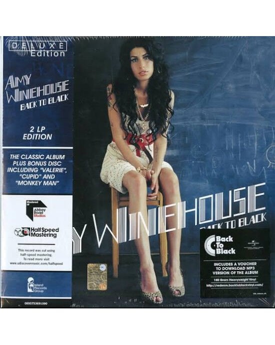 Amy Winehouse – Back To Black (Limited Deluxe Edition - Half Speed Mastering) (2LP) Plak (Sıfır - Kapalı Ambalaj)