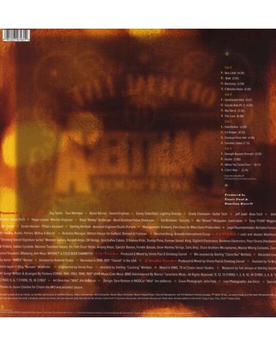 Pantera – Official Live: 101 Proof (2LP) Plak (Sıfır - Kapalı Ambalaj)