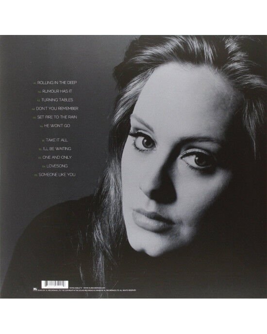 Adele – 21 (LP) Plak (Sıfır - Kapalı Ambalaj)