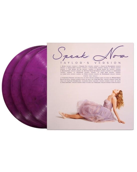 Taylor Swift – Speak Now (Taylor’s Version) (Renkli Plak) (3LP) Plak (Sıfır - Kapalı Ambalaj)