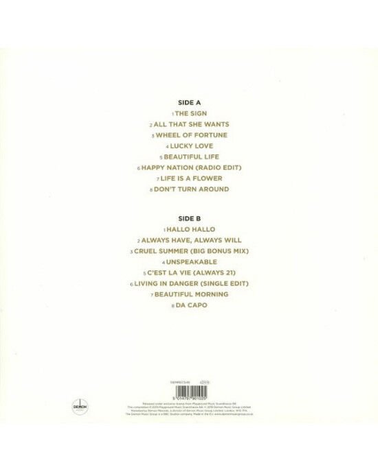 Ace Of Base – Gold (Renkli Plak) (LP) Plak