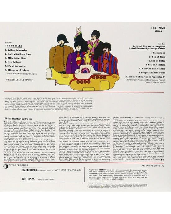The Beatles – Yellow Submarine (LP) Plak (Sıfır - Kapalı Ambalaj)