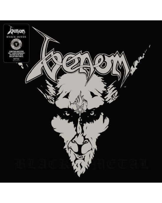 Venom - Black Metal (40th Anniversary Edition - Silver & Black Splatter Vinyl)