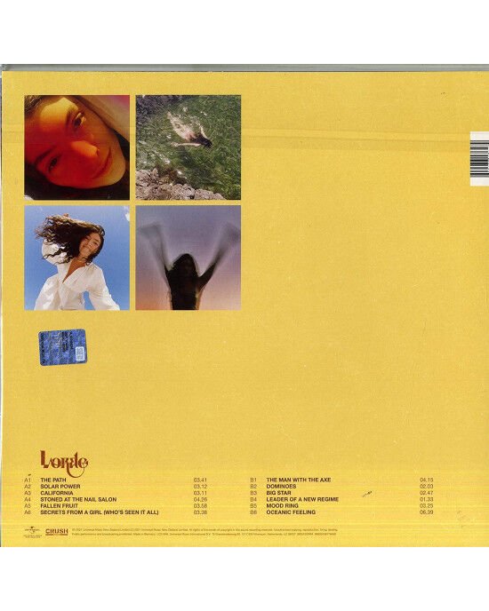 Lorde – Solar Power (LP) Plak (Sıfır - Kapalı Ambalaj)