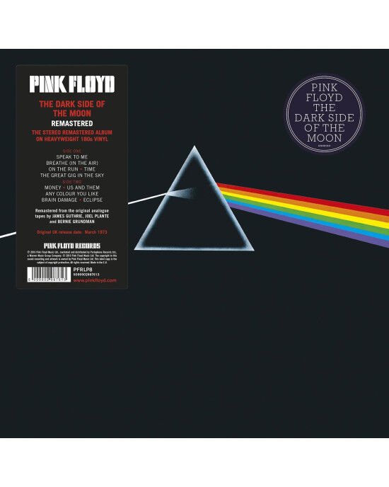 Pink Floyd – The Dark Side Of The Moon (2016 Remastered) (LP) Plak (Sıfır - Kapalı Ambalaj)