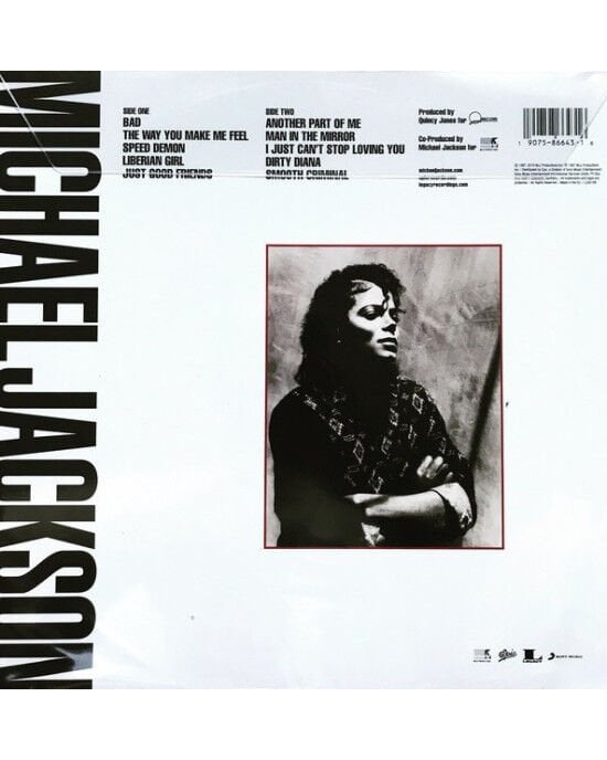 Michael Jackson – Bad (Limited Edition Picture Disc) (LP) Plak (Sıfır - Kapalı Ambalaj)