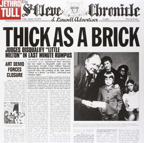 Jethro Tull – Thick As A Brick (LP) Plak (Sıfır - Kapalı Ambalaj)