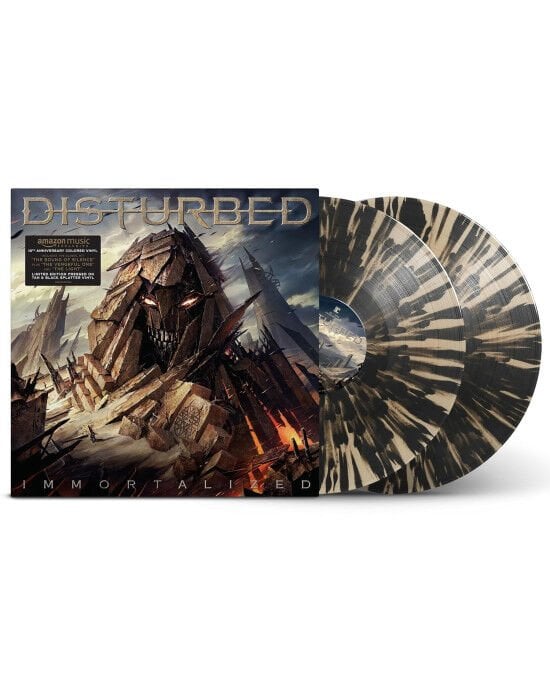 Disturbed – Immortalized (10th Anniversary Edition - Tan & Black Splatter Vinyl) Plak (Sıfır - Kapalı Ambalaj)