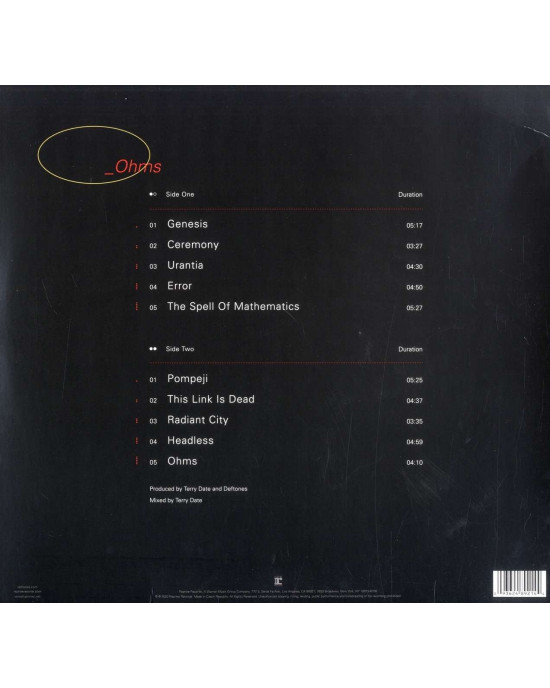 Deftones – Ohms (LP) Plak - Görsel 2